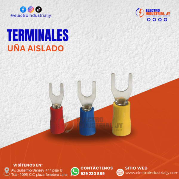 TERMINAL UÑA AISLADO