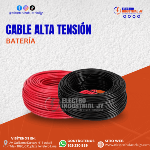 CABLE DE BATERÍA