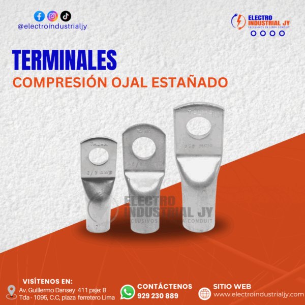 TERMINAL COMPRESIÓN OJAL ESTAÑADO