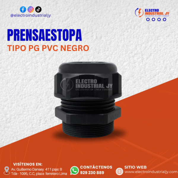 TIPO PG PVC NEGRO