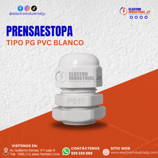 TIPO PG PVC BLANCO
