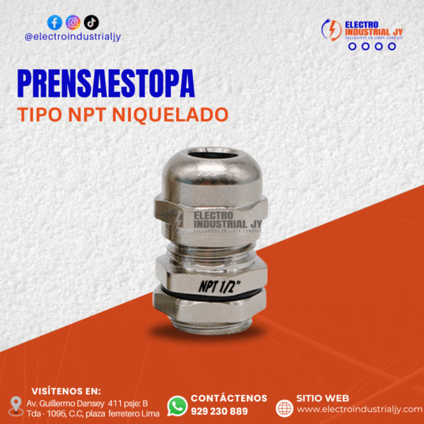 TIPO NPT NIQUELADO