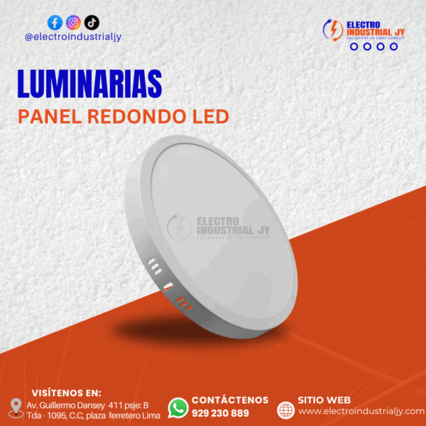 PANEL REDONDO LED