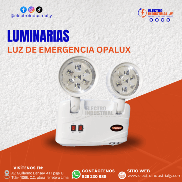 LUZ DE EMERGENCIA OPALUX