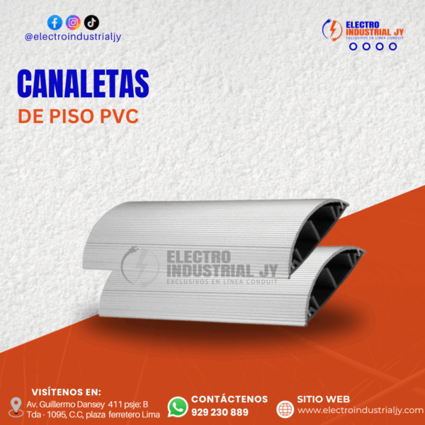 CANALETAS DE PISO PVC