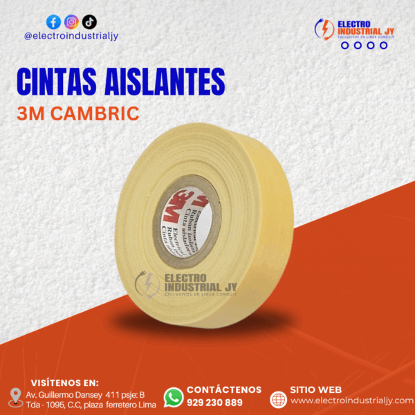 CINTA 3M CAMBRIC - Imagen 2
