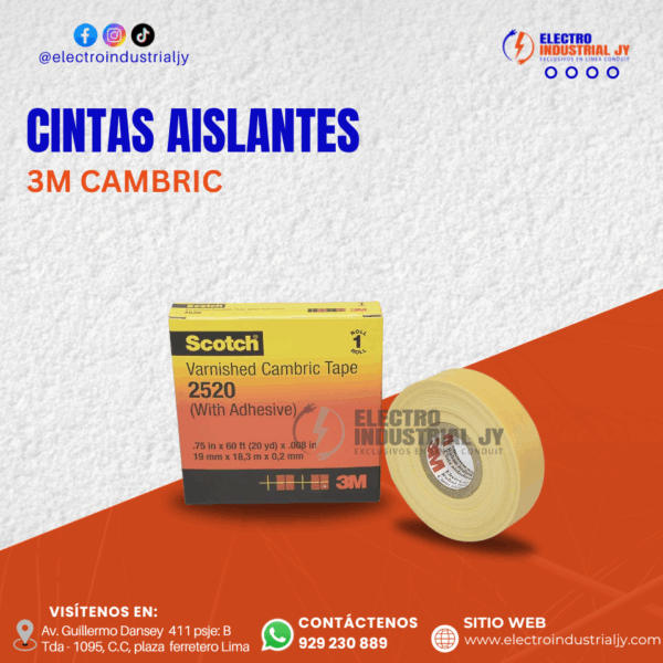 CINTA 3M CAMBRIC